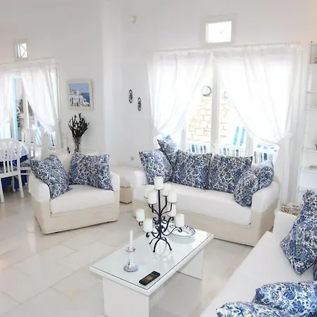 Stunning Sea Front Keroessa, Paros Villa